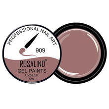 Load image into Gallery viewer, ROSALIND 5ML Painting Gel Varnish 142 Colors Gel Nail Polish Set For Manicure DIY Top Base Coat Hybird Design Of Nail Art Primer
