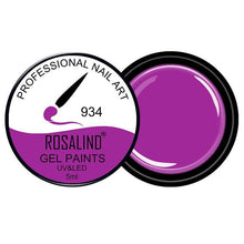 Load image into Gallery viewer, ROSALIND 5ML Painting Gel Varnish 142 Colors Gel Nail Polish Set For Manicure DIY Top Base Coat Hybird Design Of Nail Art Primer
