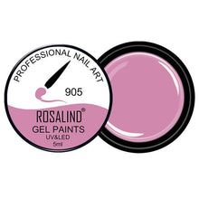 Load image into Gallery viewer, ROSALIND 5ML Painting Gel Varnish 142 Colors Gel Nail Polish Set For Manicure DIY Top Base Coat Hybird Design Of Nail Art Primer
