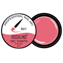 Load image into Gallery viewer, ROSALIND 5ML Painting Gel Varnish 142 Colors Gel Nail Polish Set For Manicure DIY Top Base Coat Hybird Design Of Nail Art Primer
