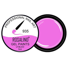 Load image into Gallery viewer, ROSALIND 5ML Painting Gel Varnish 142 Colors Gel Nail Polish Set For Manicure DIY Top Base Coat Hybird Design Of Nail Art Primer
