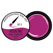 Load image into Gallery viewer, ROSALIND 5ML Painting Gel Varnish 142 Colors Gel Nail Polish Set For Manicure DIY Top Base Coat Hybird Design Of Nail Art Primer
