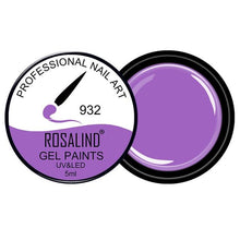 Load image into Gallery viewer, ROSALIND 5ML Painting Gel Varnish 142 Colors Gel Nail Polish Set For Manicure DIY Top Base Coat Hybird Design Of Nail Art Primer

