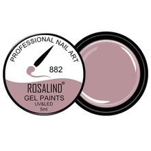Load image into Gallery viewer, ROSALIND 5ML Painting Gel Varnish 142 Colors Gel Nail Polish Set For Manicure DIY Top Base Coat Hybird Design Of Nail Art Primer
