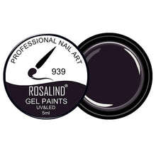 Load image into Gallery viewer, ROSALIND 5ML Painting Gel Varnish 142 Colors Gel Nail Polish Set For Manicure DIY Top Base Coat Hybird Design Of Nail Art Primer
