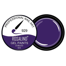 Load image into Gallery viewer, ROSALIND 5ML Painting Gel Varnish 142 Colors Gel Nail Polish Set For Manicure DIY Top Base Coat Hybird Design Of Nail Art Primer
