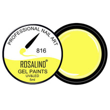 Load image into Gallery viewer, ROSALIND 5ML Painting Gel Varnish 142 Colors Gel Nail Polish Set For Manicure DIY Top Base Coat Hybird Design Of Nail Art Primer
