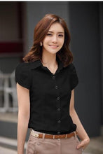 Load image into Gallery viewer, Spring Summer Blouse Shirt Soild White Elegant Women Office Clothing Brand Female Roupas Blusas Femininas Casual Blouses Tops
