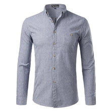 Load image into Gallery viewer, Striped Men Shirt 2017 Spring Autumn Men Shirt Slim Fit Long Sleeve Chemise Homme Casual Button Down Mens Dress Shirts Plus Size
