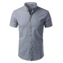 Load image into Gallery viewer, Striped Men Shirt 2017 Spring Autumn Men Shirt Slim Fit Long Sleeve Chemise Homme Casual Button Down Mens Dress Shirts Plus Size
