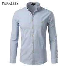 Load image into Gallery viewer, Striped Men Shirt 2017 Spring Autumn Men Shirt Slim Fit Long Sleeve Chemise Homme Casual Button Down Mens Dress Shirts Plus Size
