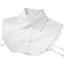 Load image into Gallery viewer, Trendy Women Turn-Down Collar Professional Commuter OL Fake Shirt Collar Cotton Stylish Ladys Uniform Choker Lapel Junn30
