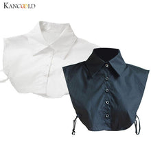 Load image into Gallery viewer, Trendy Women Turn-Down Collar Professional Commuter OL Fake Shirt Collar Cotton Stylish Ladys Uniform Choker Lapel Junn30
