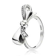 Load image into Gallery viewer, Women 925 Silver Charms Ring Diy Wheat Ears Style Princess Crown With Crystal For Women Jewelry
