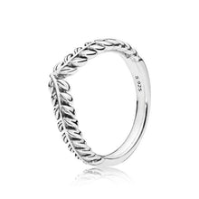 Load image into Gallery viewer, Women 925 Silver Charms Ring Diy Wheat Ears Style Princess Crown With Crystal For Women Jewelry
