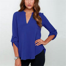 Load image into Gallery viewer, Women Blouse Women's Shirt 2018 Womens Tops and Blouses Blusa Feminina Shirts Long Sleeve Chiffon Blouse Blusas Feminina Clothes

