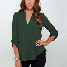 Load image into Gallery viewer, Women Blouse Women's Shirt 2018 Womens Tops and Blouses Blusa Feminina Shirts Long Sleeve Chiffon Blouse Blusas Feminina Clothes
