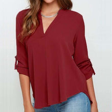 Load image into Gallery viewer, Women Blouse Women's Shirt 2018 Womens Tops and Blouses Blusa Feminina Shirts Long Sleeve Chiffon Blouse Blusas Feminina Clothes
