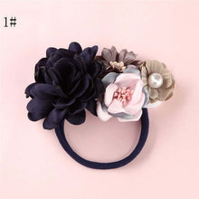 Load image into Gallery viewer, BalleenShiny Fashion Florals Headband Newborn Baby Elastic Princess Hairbands Child Kids Pearl Fresh Style Cute Headwear Gifts
