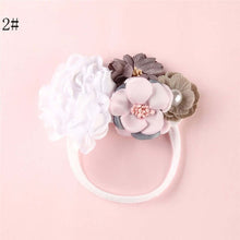 Load image into Gallery viewer, BalleenShiny Fashion Florals Headband Newborn Baby Elastic Princess Hairbands Child Kids Pearl Fresh Style Cute Headwear Gifts
