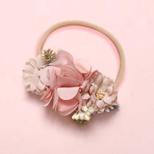 Load image into Gallery viewer, BalleenShiny Fashion Florals Headband Newborn Baby Elastic Princess Hairbands Child Kids Pearl Fresh Style Cute Headwear Gifts
