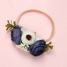 Load image into Gallery viewer, BalleenShiny Fashion Florals Headband Newborn Baby Elastic Princess Hairbands Child Kids Pearl Fresh Style Cute Headwear Gifts
