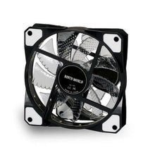 Load image into Gallery viewer, 120mm PC Computer 16dB Ultra Silent 15 LEDs Case Fan Heatsink Cooler Cooling w/ Anti-Vibration Rubber,12CM Fan,12VDC 3P IDE 4pin
