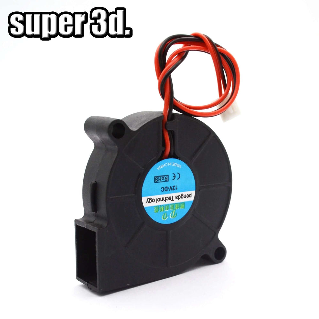 5015/4010/4020 12V&24V Cooling Turbo Fan Brushless 3D Printer Parts 2Pin For Extruder DC Cooler Blower  Part Black Plastic Fans