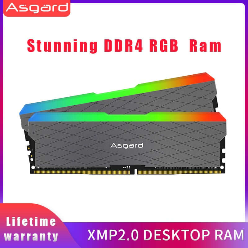 Asagrd Loki w2 seires  RGB 8GBx2 16gb 32gb 3200MHz DDR4 DIMM memoria ram ddr4  Desktop Memory Rams for Computer dual channel