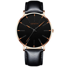 Загрузить изображение в средство просмотра галереи, 2020 Minimalist Men&#39;s Fashion Ultra Thin Watches Simple Men Business Stainless Steel Mesh Belt Quartz Watch Relogio Masculino
