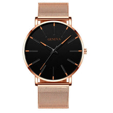 Загрузить изображение в средство просмотра галереи, 2020 Minimalist Men&#39;s Fashion Ultra Thin Watches Simple Men Business Stainless Steel Mesh Belt Quartz Watch Relogio Masculino
