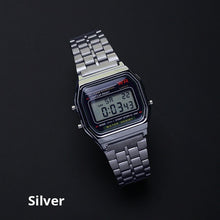 画像をギャラリービューアに読み込む, Rose Gold Silver Watches Men Watch Electronic Digital Display Retro Style Clock Men's Relogio Masculin Reloj Hombre homme
