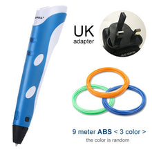 Загрузить изображение в средство просмотра галереи, Myriwell 3D Pen Original DIY 3D Printing Pen With 1.75mm ABS Filament Creative Toy Birthday Gift For Kids Design Drawing
