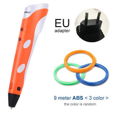 Загрузить изображение в средство просмотра галереи, Myriwell 3D Pen Original DIY 3D Printing Pen With 1.75mm ABS Filament Creative Toy Birthday Gift For Kids Design Drawing
