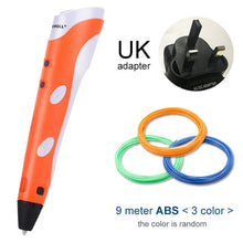Загрузить изображение в средство просмотра галереи, Myriwell 3D Pen Original DIY 3D Printing Pen With 1.75mm ABS Filament Creative Toy Birthday Gift For Kids Design Drawing
