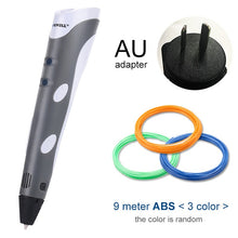 Загрузить изображение в средство просмотра галереи, Myriwell 3D Pen Original DIY 3D Printing Pen With 1.75mm ABS Filament Creative Toy Birthday Gift For Kids Design Drawing
