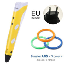 Загрузить изображение в средство просмотра галереи, Myriwell 3D Pen Original DIY 3D Printing Pen With 1.75mm ABS Filament Creative Toy Birthday Gift For Kids Design Drawing
