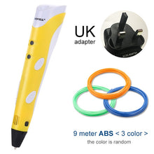 Загрузить изображение в средство просмотра галереи, Myriwell 3D Pen Original DIY 3D Printing Pen With 1.75mm ABS Filament Creative Toy Birthday Gift For Kids Design Drawing
