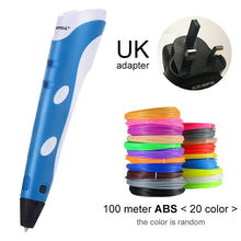 Загрузить изображение в средство просмотра галереи, Myriwell 3D Pen Original DIY 3D Printing Pen With 1.75mm ABS Filament Creative Toy Birthday Gift For Kids Design Drawing
