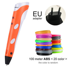 Загрузить изображение в средство просмотра галереи, Myriwell 3D Pen Original DIY 3D Printing Pen With 1.75mm ABS Filament Creative Toy Birthday Gift For Kids Design Drawing
