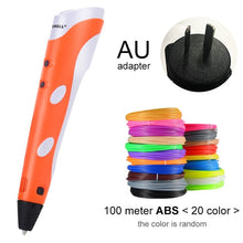 Загрузить изображение в средство просмотра галереи, Myriwell 3D Pen Original DIY 3D Printing Pen With 1.75mm ABS Filament Creative Toy Birthday Gift For Kids Design Drawing

