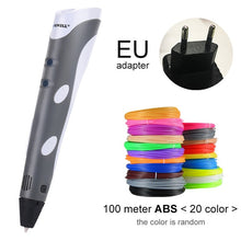 Загрузить изображение в средство просмотра галереи, Myriwell 3D Pen Original DIY 3D Printing Pen With 1.75mm ABS Filament Creative Toy Birthday Gift For Kids Design Drawing
