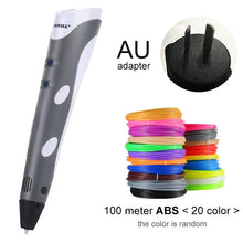 Загрузить изображение в средство просмотра галереи, Myriwell 3D Pen Original DIY 3D Printing Pen With 1.75mm ABS Filament Creative Toy Birthday Gift For Kids Design Drawing
