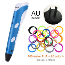 Загрузить изображение в средство просмотра галереи, Myriwell 3D Pen Original DIY 3D Printing Pen With 1.75mm ABS Filament Creative Toy Birthday Gift For Kids Design Drawing
