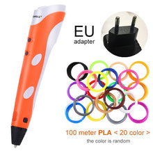 Загрузить изображение в средство просмотра галереи, Myriwell 3D Pen Original DIY 3D Printing Pen With 1.75mm ABS Filament Creative Toy Birthday Gift For Kids Design Drawing
