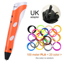 Загрузить изображение в средство просмотра галереи, Myriwell 3D Pen Original DIY 3D Printing Pen With 1.75mm ABS Filament Creative Toy Birthday Gift For Kids Design Drawing
