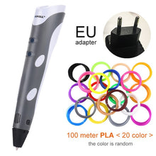 Загрузить изображение в средство просмотра галереи, Myriwell 3D Pen Original DIY 3D Printing Pen With 1.75mm ABS Filament Creative Toy Birthday Gift For Kids Design Drawing
