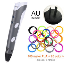 Загрузить изображение в средство просмотра галереи, Myriwell 3D Pen Original DIY 3D Printing Pen With 1.75mm ABS Filament Creative Toy Birthday Gift For Kids Design Drawing

