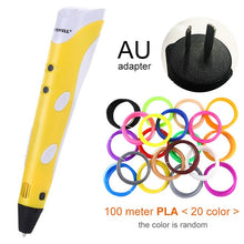 Загрузить изображение в средство просмотра галереи, Myriwell 3D Pen Original DIY 3D Printing Pen With 1.75mm ABS Filament Creative Toy Birthday Gift For Kids Design Drawing
