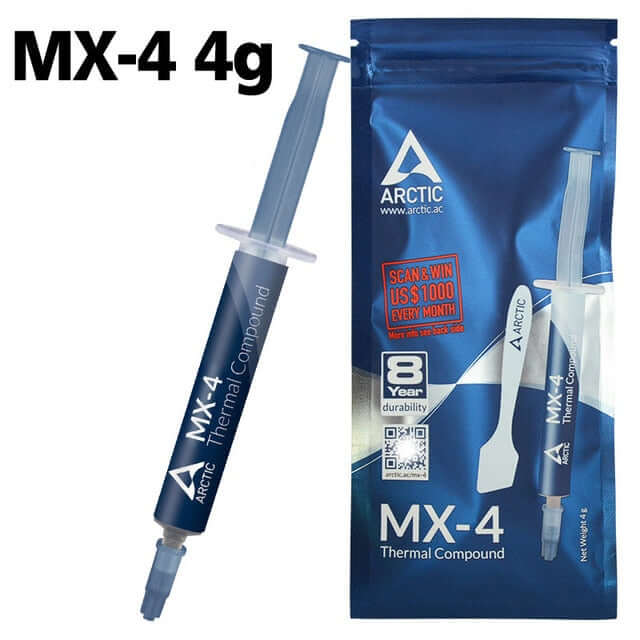 ARCTIC MX-4 2g 4g 8g 20g AMD Intel Processor CPU Cooler Cooling Fan Thermal Grease VGA Compound Heatsink Plaster Paste